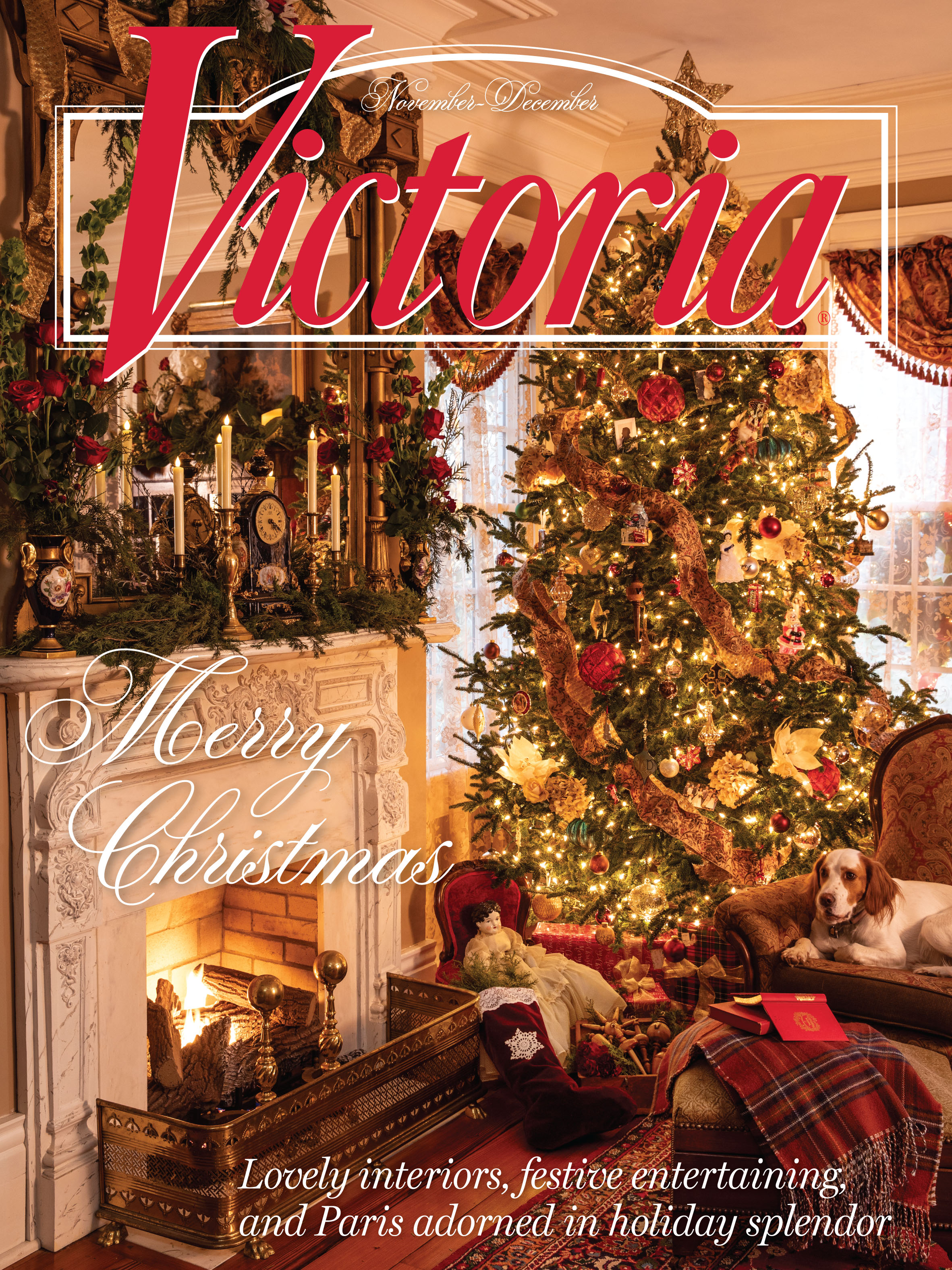 Victorian Christmas magazine cover